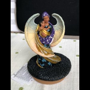 Home Interiors Angel With Child Candle Topper